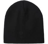 Unbranded Short Knit Beanie, Blank Knit Cap