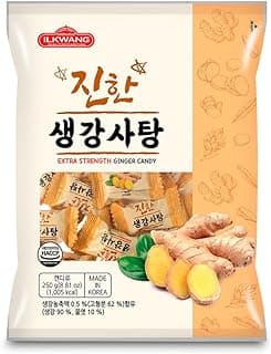Minecook Ilkwang Extra Strength Ginger Flavor Candy Spicy Candy / 250g(8.81oz)