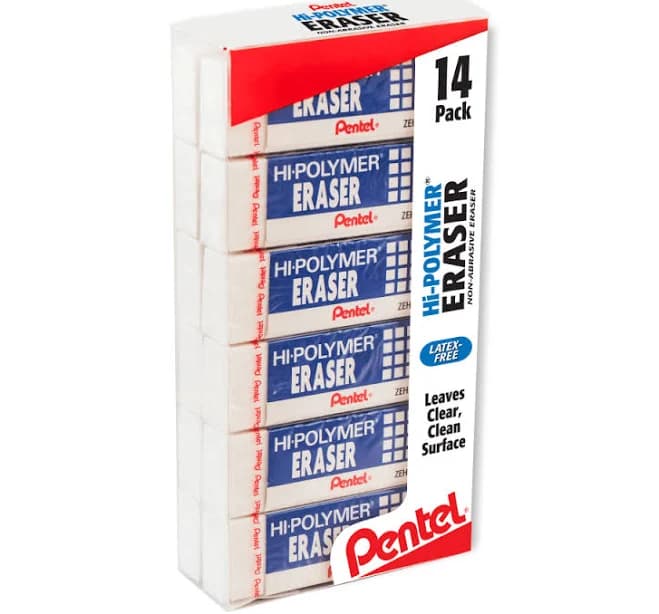 Pentel Hi-Polymer Block Eraser