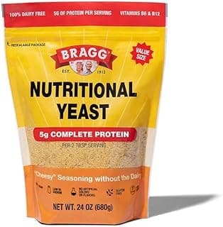 Premium Nutritional Yeast Seasoning - Vegan, Gluten Free – Good Source of Protein & Vitamins – Nutritious Savory Parmesan Cheese Substitute (24oz (Pack of 1), Original)
