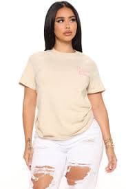 The Players Graphic Tee FN - Khaki | Fashion Nova
