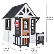 KidKraft Riverscape Wooden Playhouse - White - N/A - Bed Bath & Beyond - 42821772