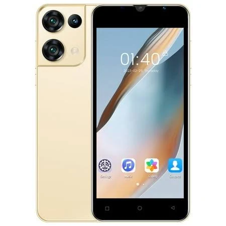 5-inch Android 14.0 Phone, 16gb SIM Standby, 4800mAh Battery, High-Speed Network Mobile Phone, Size: One size, Gold
