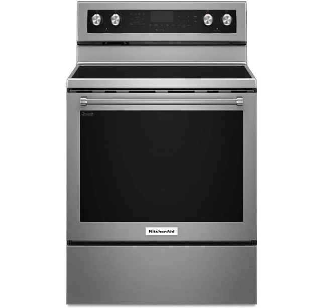 KitchenAid 30" Stainless Steel Freestanding Electric Range