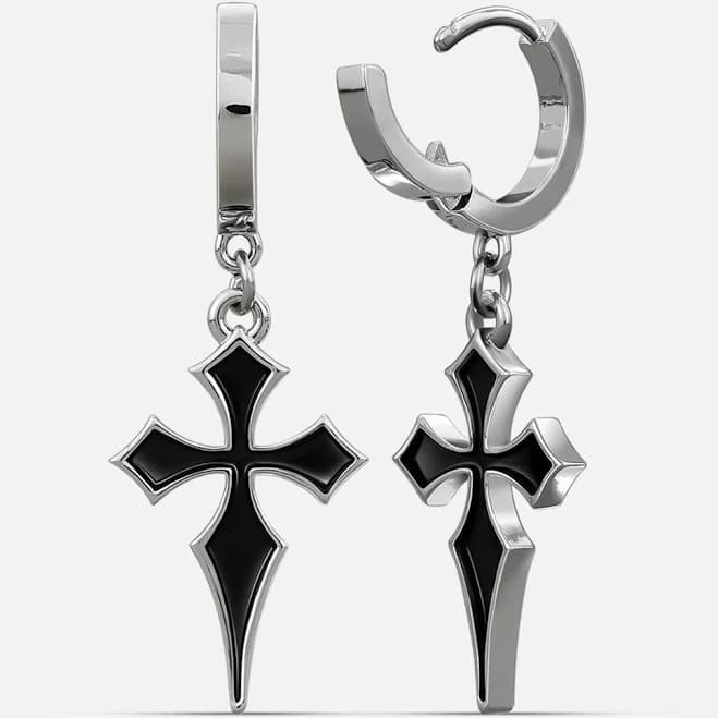 Gothic Cross Earrings