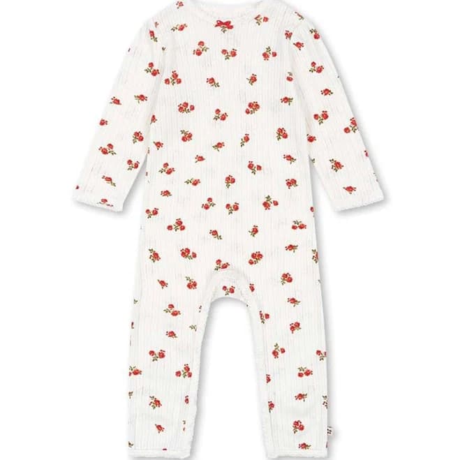 Baby Minnie Onesie in Rose Red