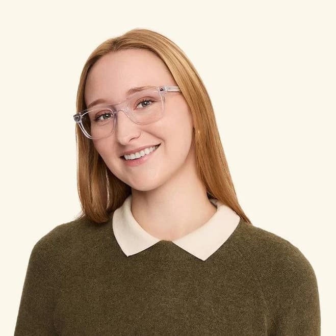 Pair Eyewear Crystal Clear Rectangle Eyeglasses