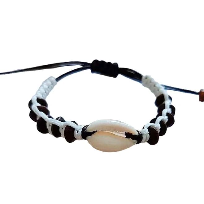 Bohemian Cowrie Seashell Bracelet