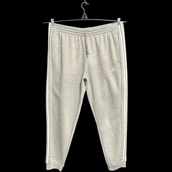 Adidas Men's Essentials Tapered 3-Stripes Fleece Pants