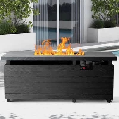50" Outdoor Propane Fire Pit Table