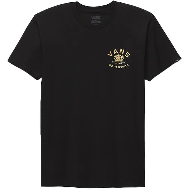 Vans Checkerboard Society Short Sleeve T-Shirt Black
