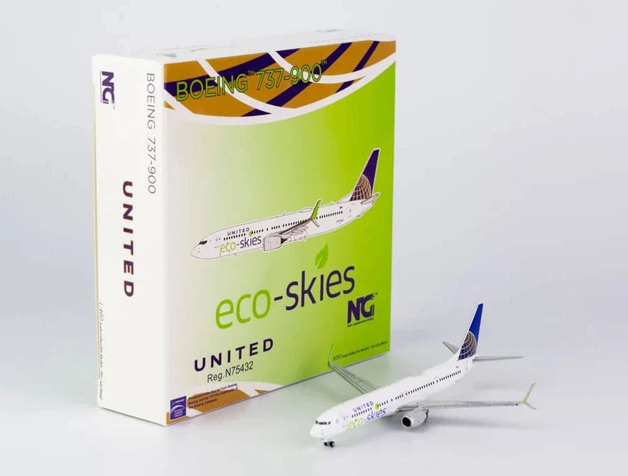 NG Models Boeing 737-900ER United Airlines Eco Skies Livery