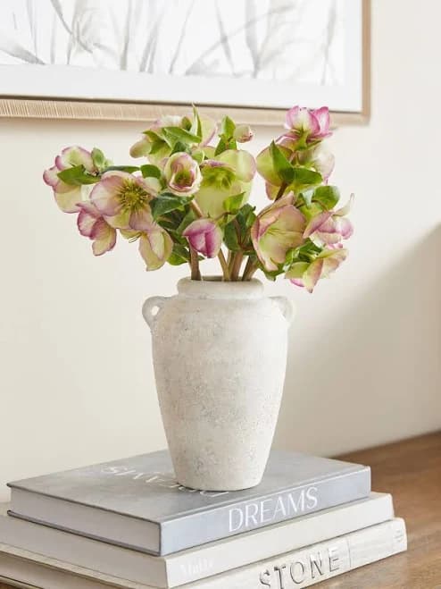 Next Natural Country Ceramic Lydford Small Textured Flower Vase