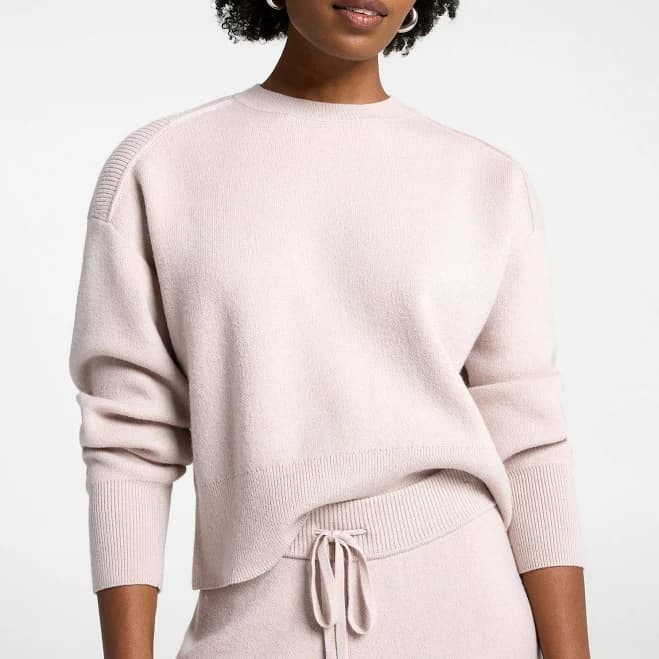 CALIA Women's Clean Crew Sweater