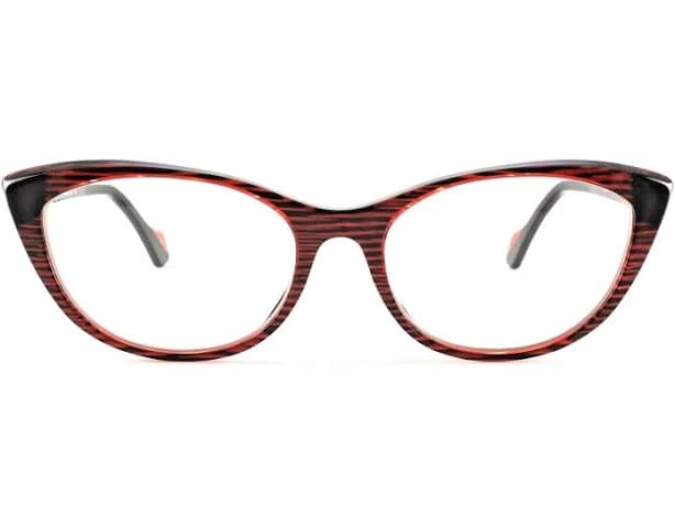 Authentic Face A Face Carly 2 Col. 2220 54mm Red Black Cat Eye Glasses