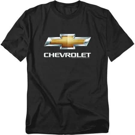 Chevrolet Chevy Bowtie Stacked Adult T Shirt