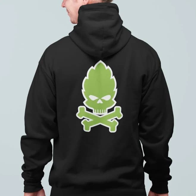 Hop Skull & Crossbones Zip Hoodie