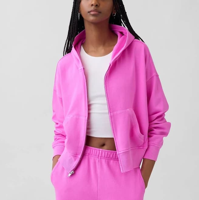 Gap Women's Vintagesoft Terry Zip Hoodie