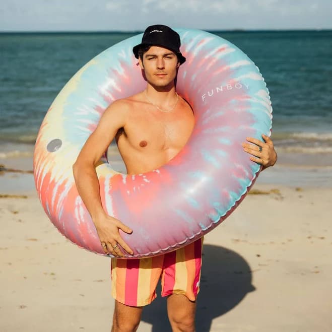 FUNBOY Tie Dye Tube Pool Float