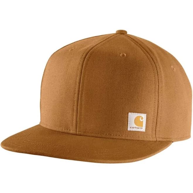 Carhartt Men's Firm Duck Flat Brim Cap