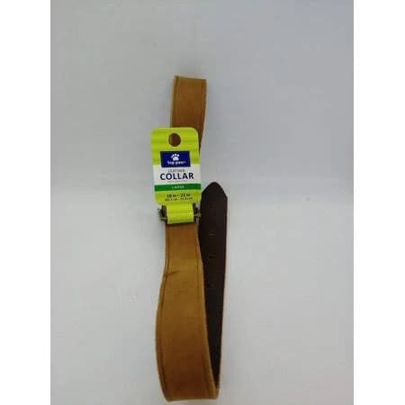 Top Paw Basic Leather Dog Collar