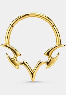 Oufer V-Spear Tribal Septum Ring