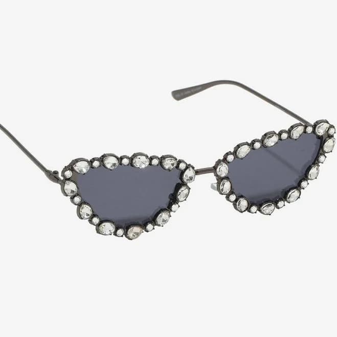 Cat Eye Bling Sunglasses