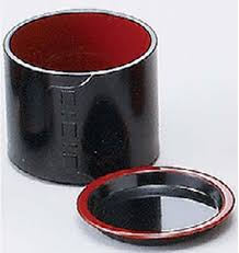 Yamasita Craft 11599350 Mempatsu Sauce Holder, Black Uchi, 3.1 x 3.1 x 2.5 inches (7.8 x 7.8 x 6.3 cm) : Amazon.sg: Home