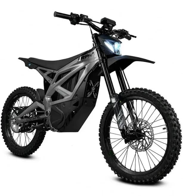 SRPNT X3 13,000W 72V Suspension Integrated Battery Electric Dirt Bike Graphite Grey
