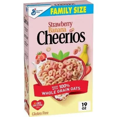 General Mills Strawberry Banana Cheerios Cereal