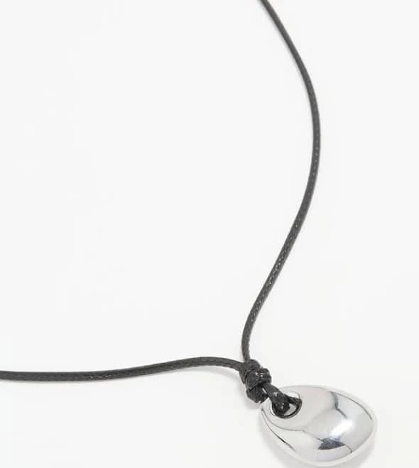 Lovisa Stainless Steel Waterproof Cord Pendant Necklace