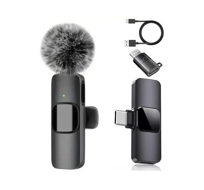 Mini Wireless Microphone for iPhone, iPad, Android