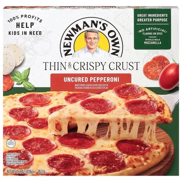 Newman's Own Thin & Crispy Crust Uncured Pepperoni Pizza