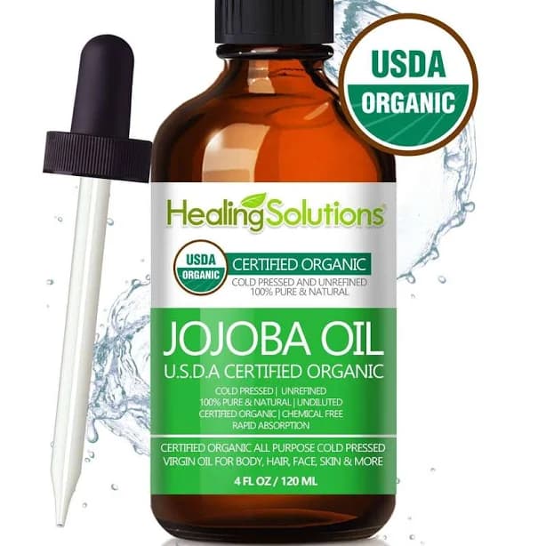 healing solutions Premium Organic Jojoba Oil For Hair Growth