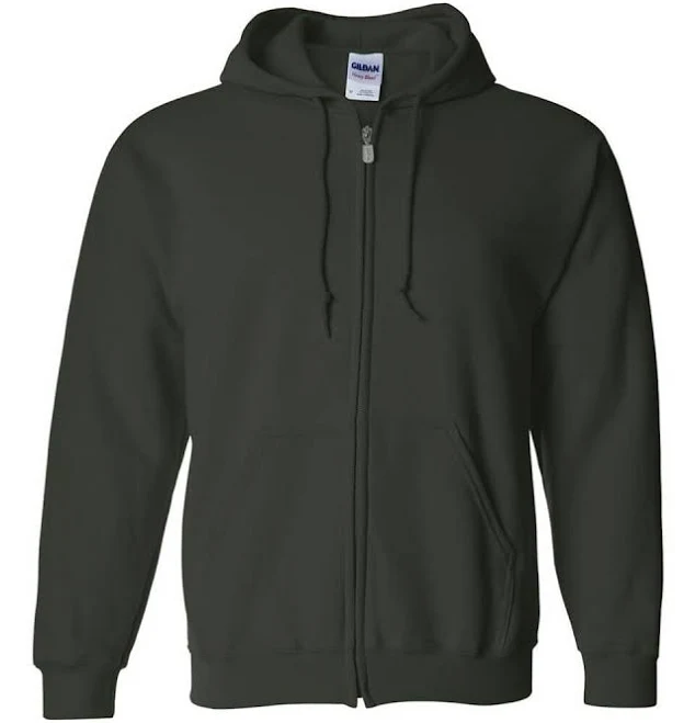 Gildan Heavy Blend Adult Full Zip Hooded Sweatshirt