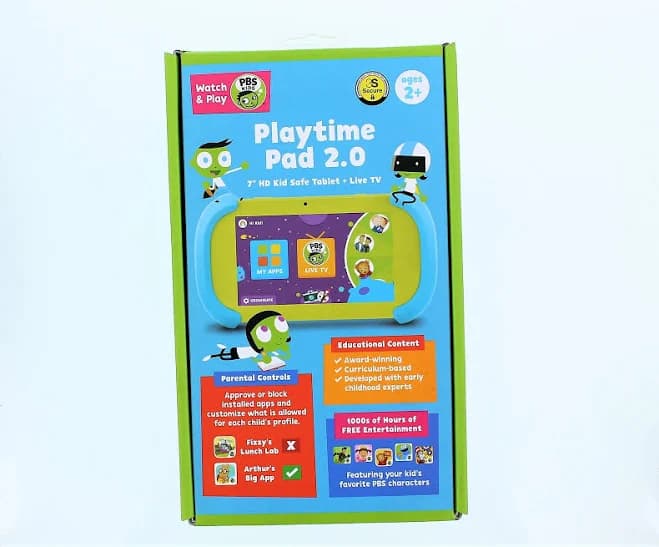 Core Innovations PBS Kids Playtime Pad 2.0 7" HD Kid Safe Tablet