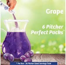 Wyler's Light Grape Pitcher Pack Drink Mix (6 ct) | Delivery Near Me - Doordash