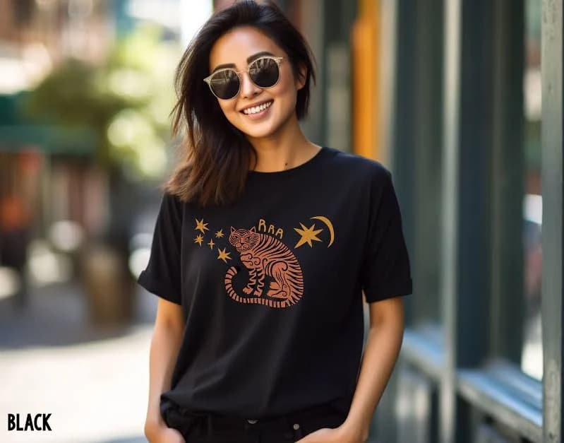 Retro Tiger Graphic Tee