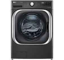LG TurboWash High Efficiency Stackable Large ( 5.2-cu ft ) Front-Load Washer with Steam Cycle ( Black Steel )