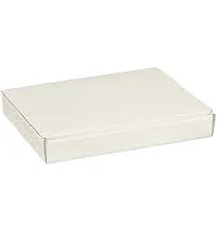 Gift box cardboard box white 220x170x30 mm