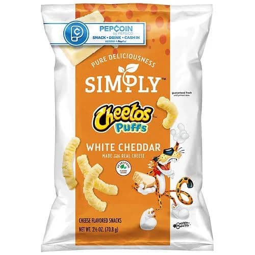 Cheetos Simply White Cheddar Puffs