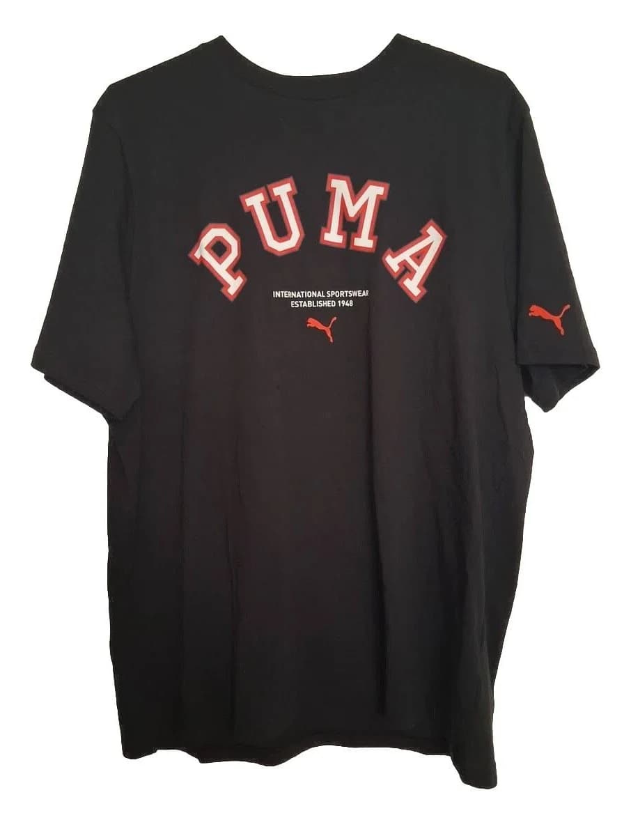 PUMA Men's Squad Big Logo T-Shirt