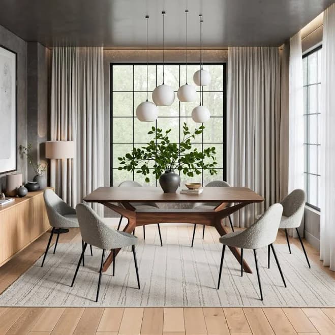 Budapest 71" Wood Dining Table AllModern