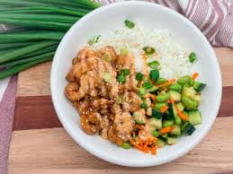 Teriyaki Shrimp Sushi Bowl w/ Spicy Mayo - Mqt Nutrition