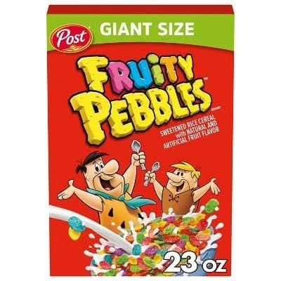 Fruity Pebbles Breakfast Cereal