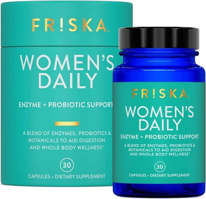 Friska Women S Daily Digestive Enzyme And Probiotics Supplement,