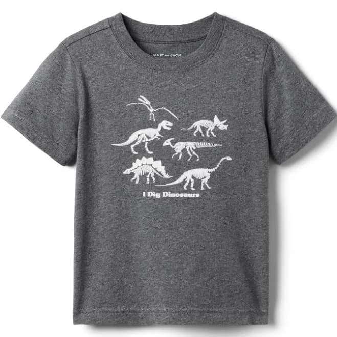 Janie and Jack Dinosaur Fossil Tee