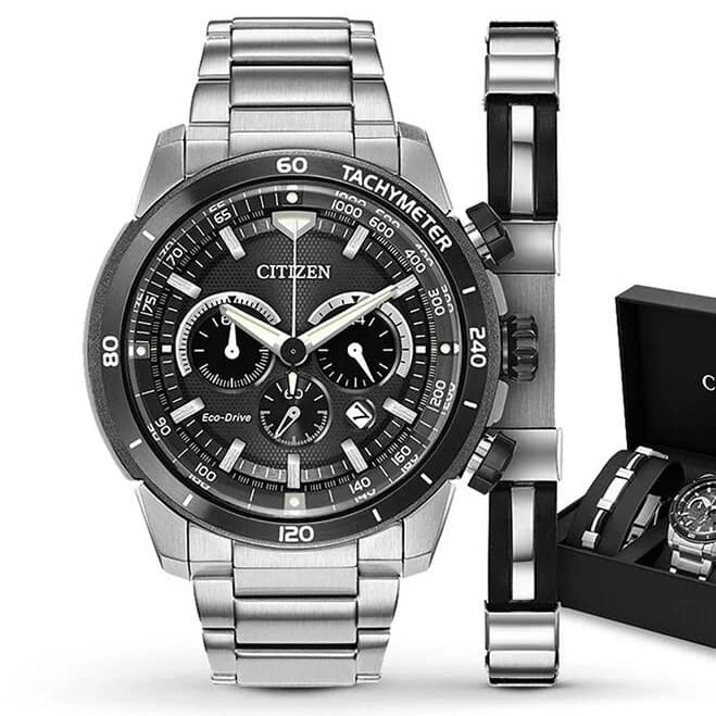 Citizen Men's Ecosphere Eco-Drive Chronograph Quartz Watch