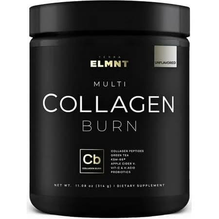 Elmnt Super Collagen burn Multi Collagen Peptides Powder for Women w. Apple C Vinegar