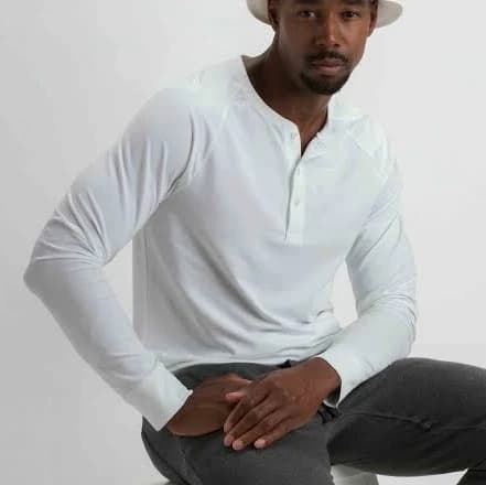 Men's Classic Long Sleeve Henley